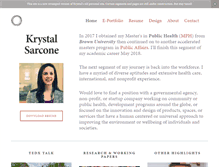 Tablet Screenshot of krystalsarcone.com
